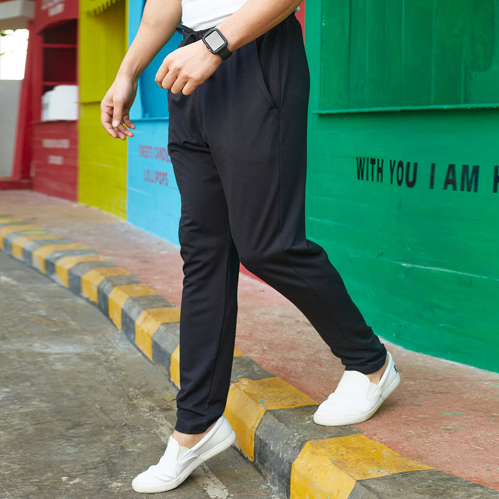 Cotton Black Men Lycra Pant, Casual Wear at Rs 230/piece in Ludhiana | ID:  23100198548