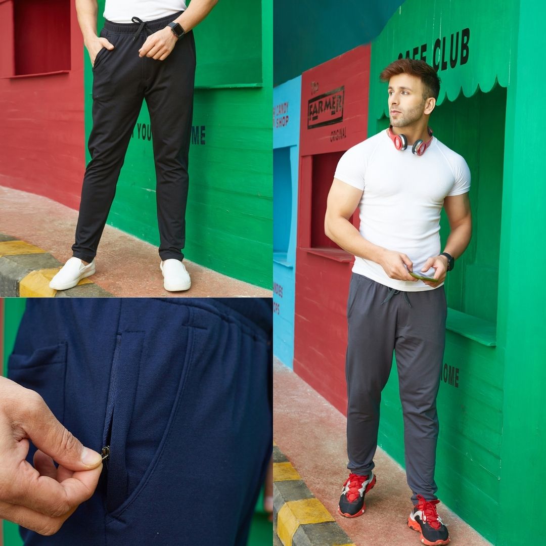 Men Combo Pack 3 Track Pants Trousers - Buy Men Combo Pack 3 Track Pants  Trousers online in India
