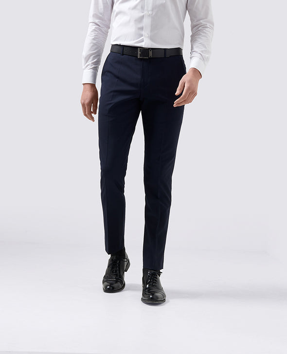 Buy CLARECLARA COMBO OF TWO BLACK AND BLUE SLIM FIT REGULAR FORMAL TROUSERS  Online at Best Prices in India  JioMart